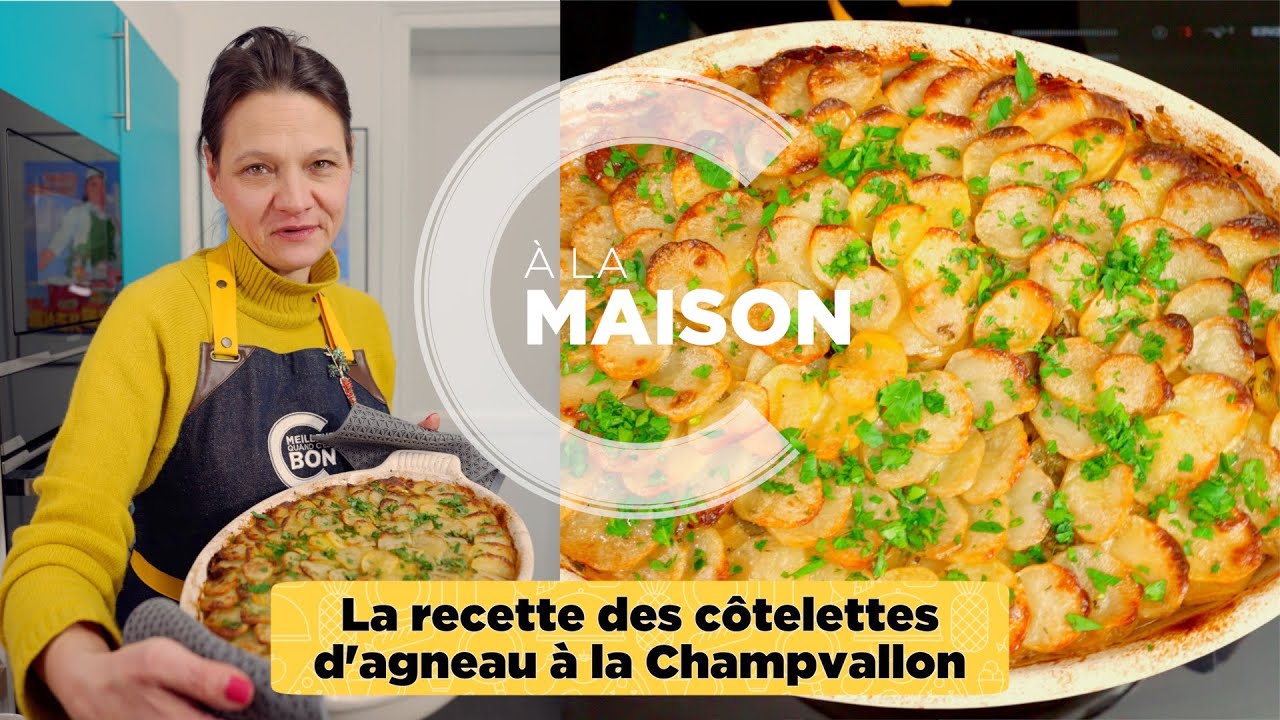 Recette des côtelettes d'agneau à la Champvallon