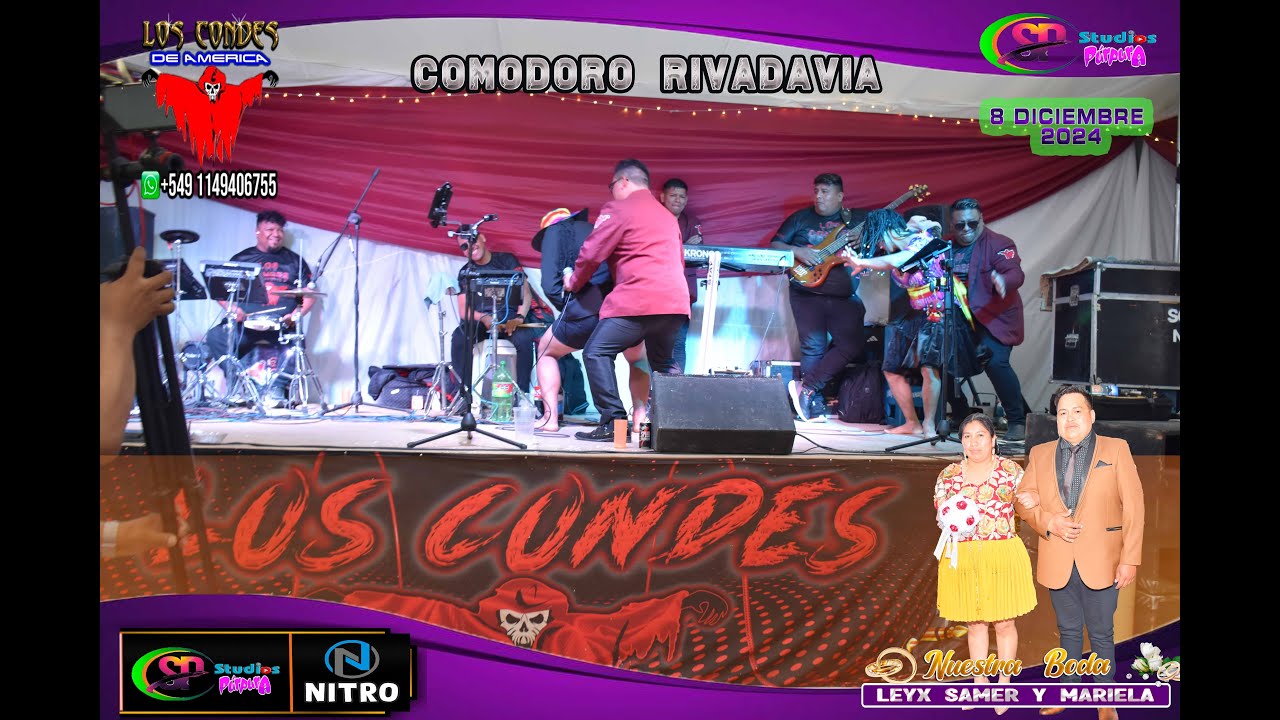 LOS CONDES DE AMERICA  en vivo en  Comodoro Rivadavia 2024