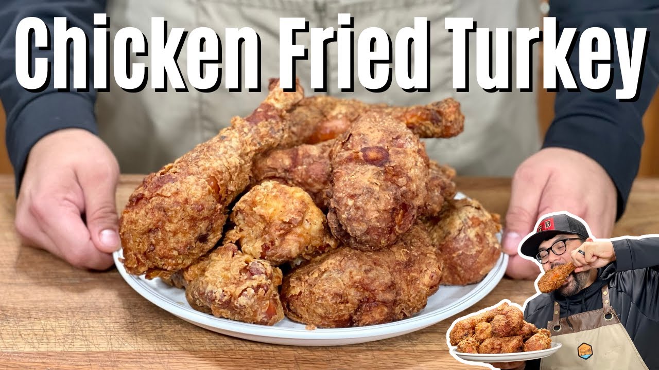 How To Make CHICKEN FRIED Turkey!