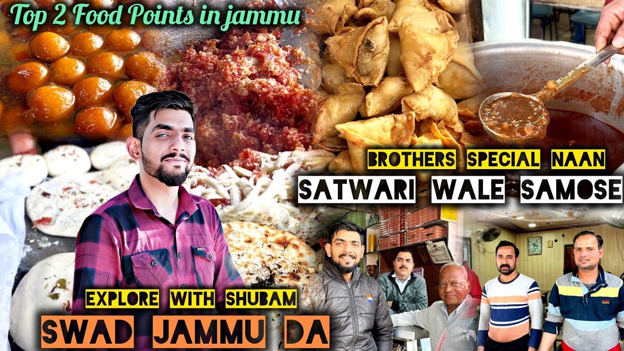 Jammu best street food | Amritsari naan | Viral samosa | @Explorewithshubam