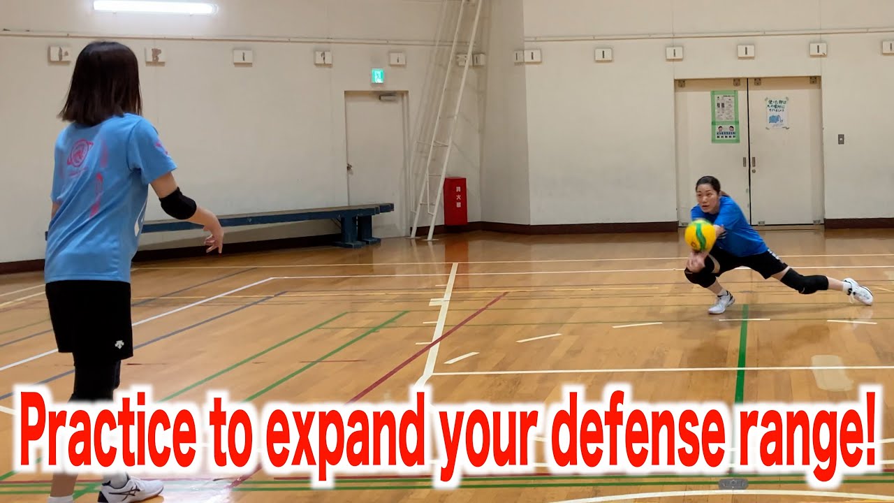 Practice and tips to be able to receive the ball in front of you!【volleyball】