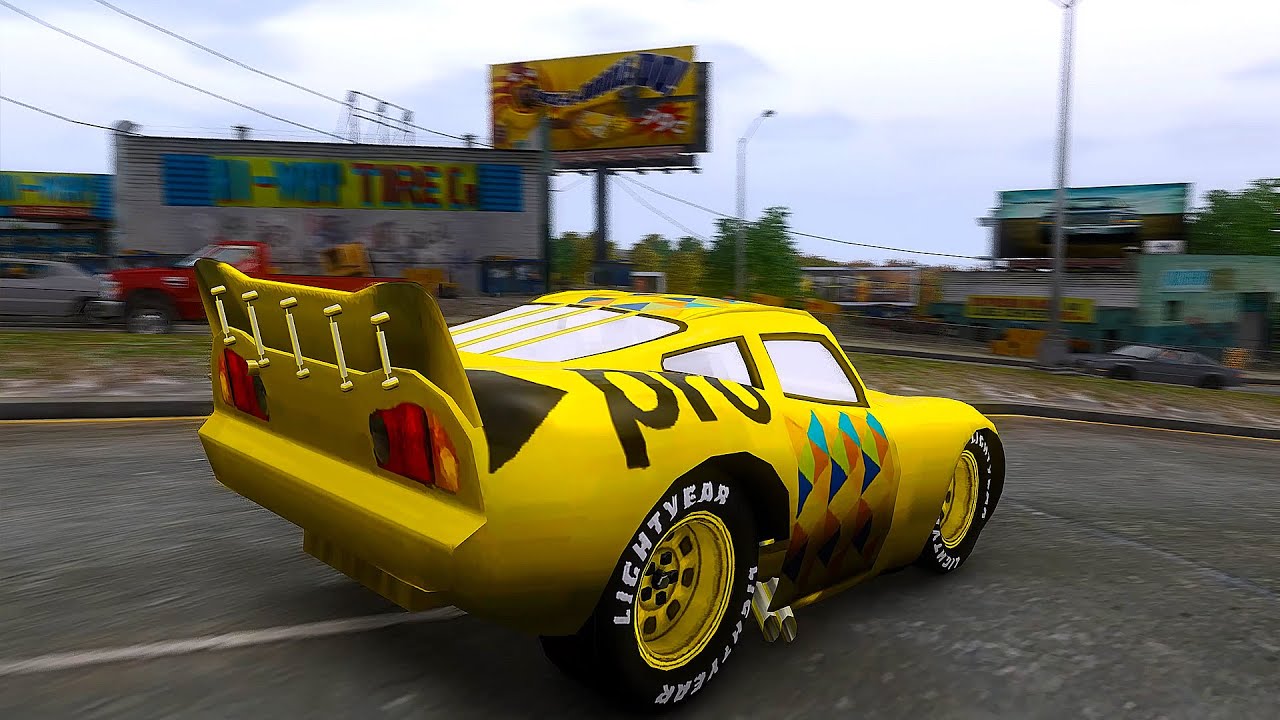 Crazy Lightning McQueen PRO Crashes - GTA 4 Real Car Crashes Ep.83