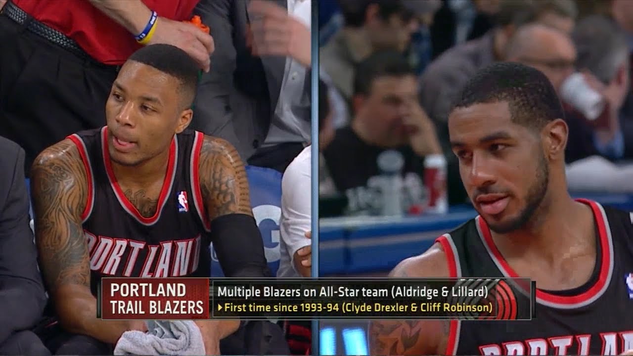 2014.02.05 - LaMarcus Aldridge & Damian Lillard Full Combined Highlights at Knicks