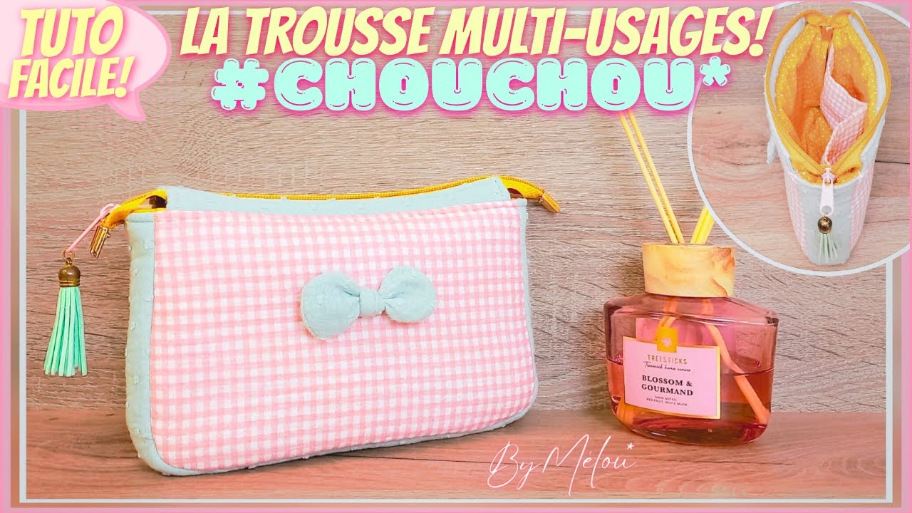 🎀ЛЕГКИЙ РУКОВОДСТВО ПО ШИТЬЮ #DIY🎀Многоцелевой мешочек #Scrunchie #BYMÉLOU🥰