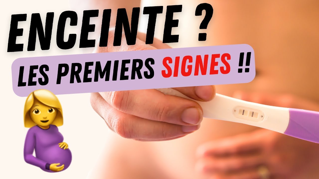 PREMIERS SYMPTÔMES de GROSSESSE (avant un retard de règles !)