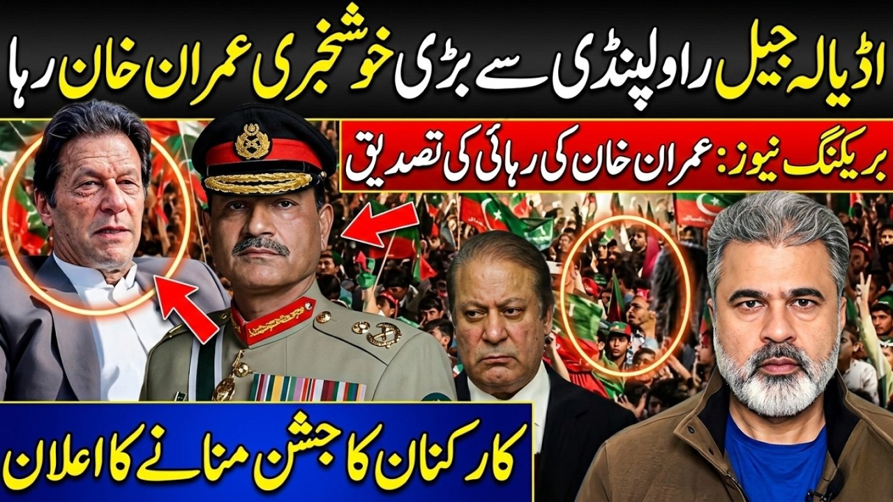 اڈیالہ جیل سے بڑی خوشخبری عمران خان رہا کارکن کا جشنImran Riaz Khan News