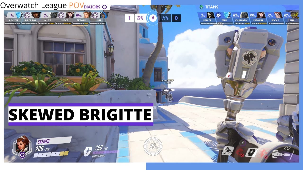SKEWED BRIGITTE POV | Gladiators vs Titans | OWL Season 2021 June Joust Qualifiers
