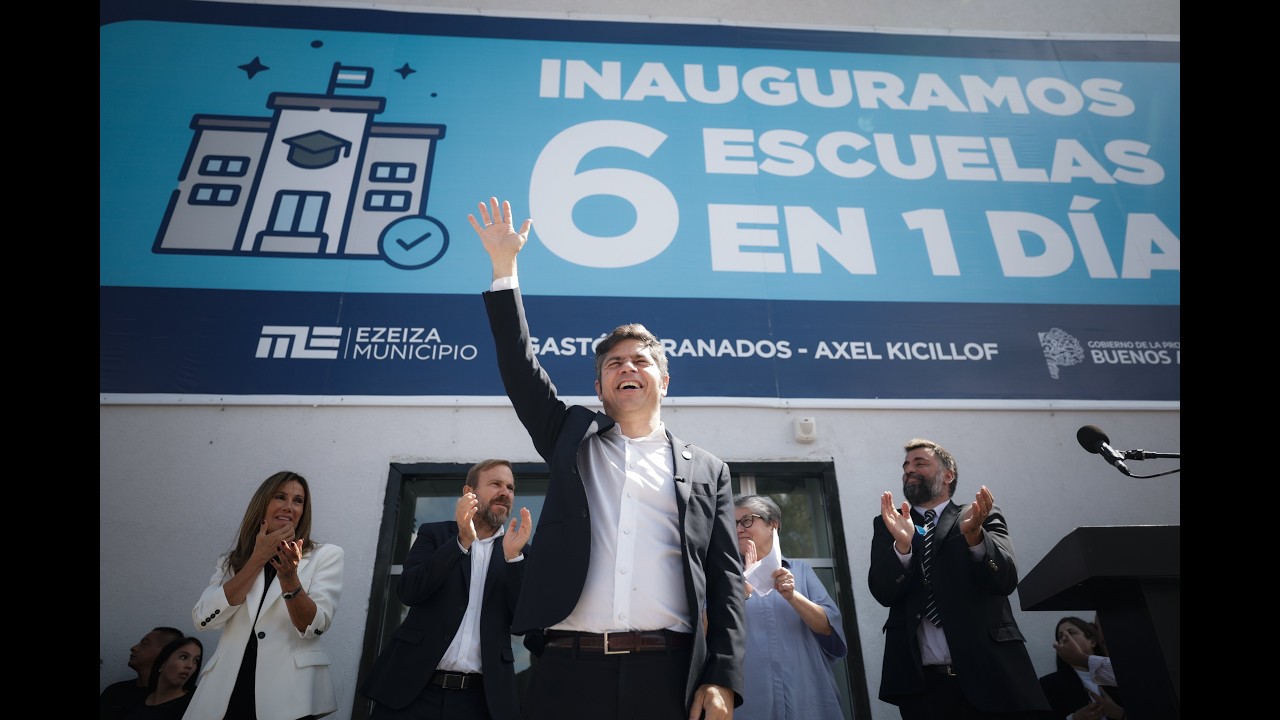 Inauguración de 6 Edificios Educativos en Ezeiza