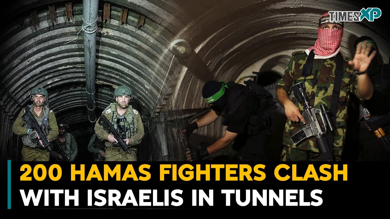 200+ Hamas Fighters Clash With Israelis In Tunnels| Israel-Hamas War