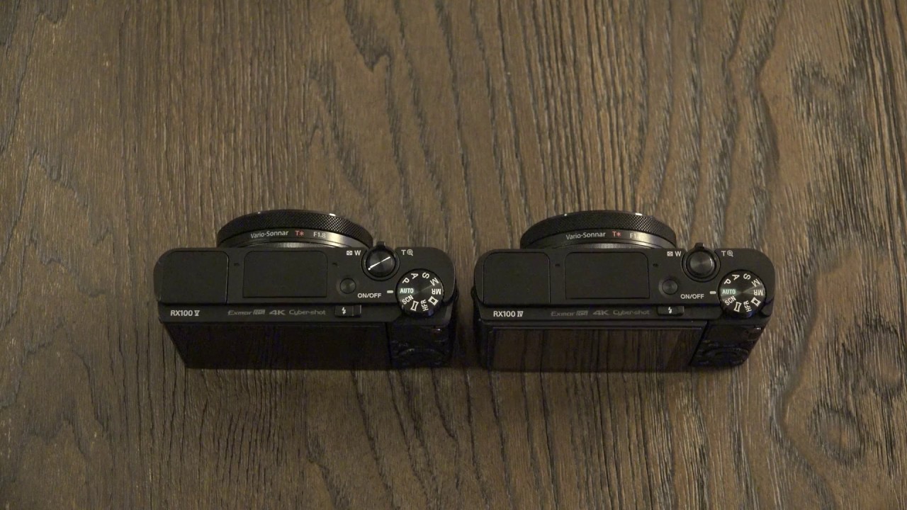 Sony Cyber-shot RX100V vs RX100IV