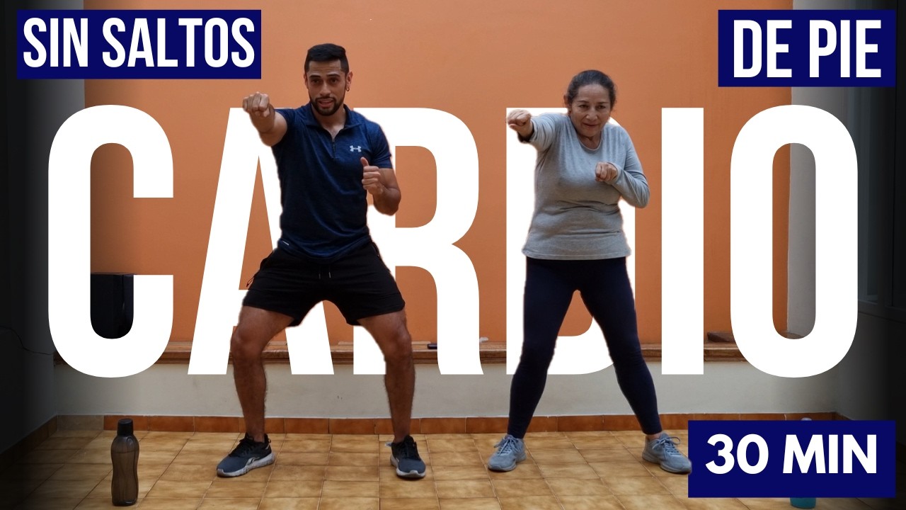 perder peso sin saltos y de pie en casa 🔥 ejercicios para aplanar abdomen y reducir cintura