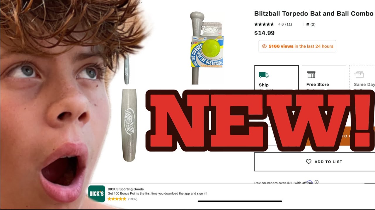 NEW blitzball torpedo bat!