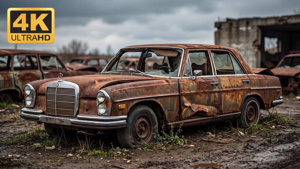 ASMR Car Restoration! 1972 Mercedes-Benz S-Class Full Restoration from Rusted State to Looking New