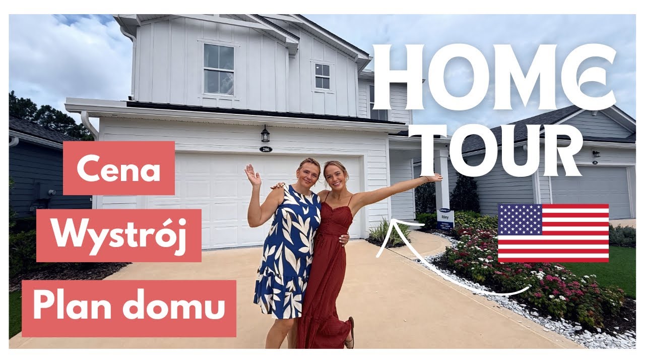 Jak wyglądają domy w USA, zaglądamy do środka🤭 || domy modelowe na Florydzie #hometour 