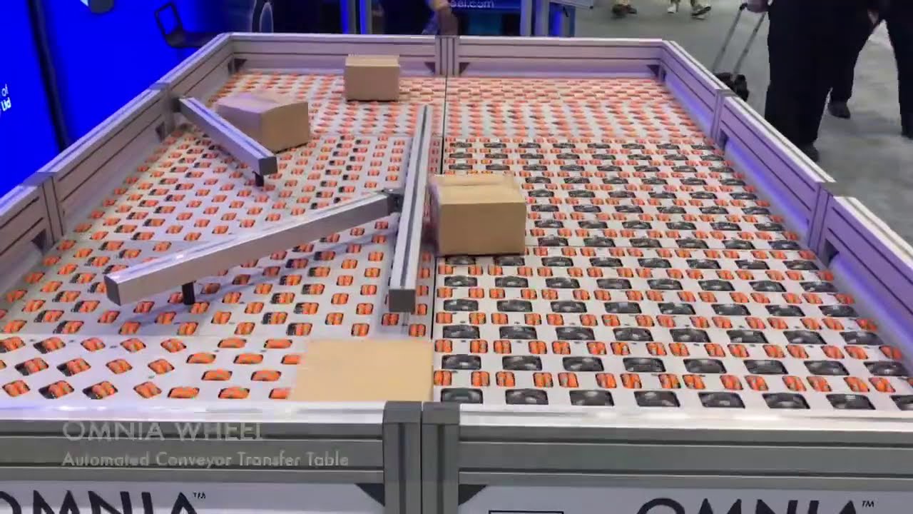 OMNI-DIRECTIONAL CONVEYOR TRANSFER STATION by Omnia