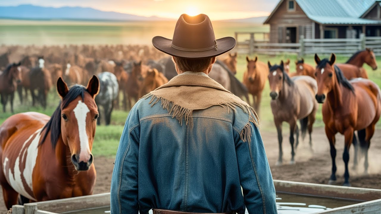 Cowboy Gave Water to a Wounded Horse — The Next Day, Its Wild Herd Surrounded His Ranch