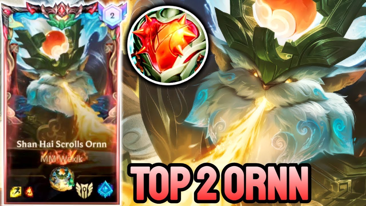 WILD RIFT ORNN - TOP 2 ORNN GAMEPLAY - GRANDMASTER RANKED