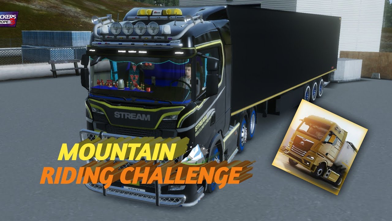 My🚛truck drive in mountain 🏔️  [truck of Europe 3]