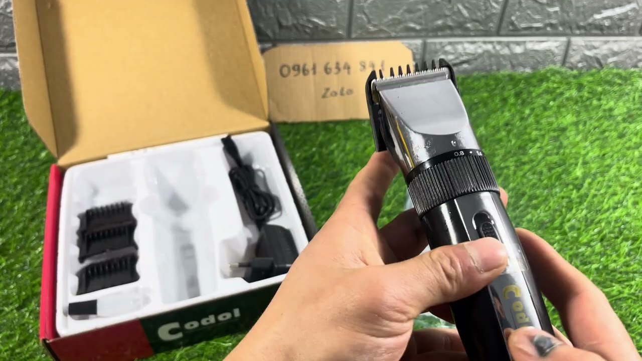 Tặng ngay đôi kéo cắt tỉa khi mua bộ tông đơ cắt tóc codol chc 531 giá chỉ 349k bao ship 