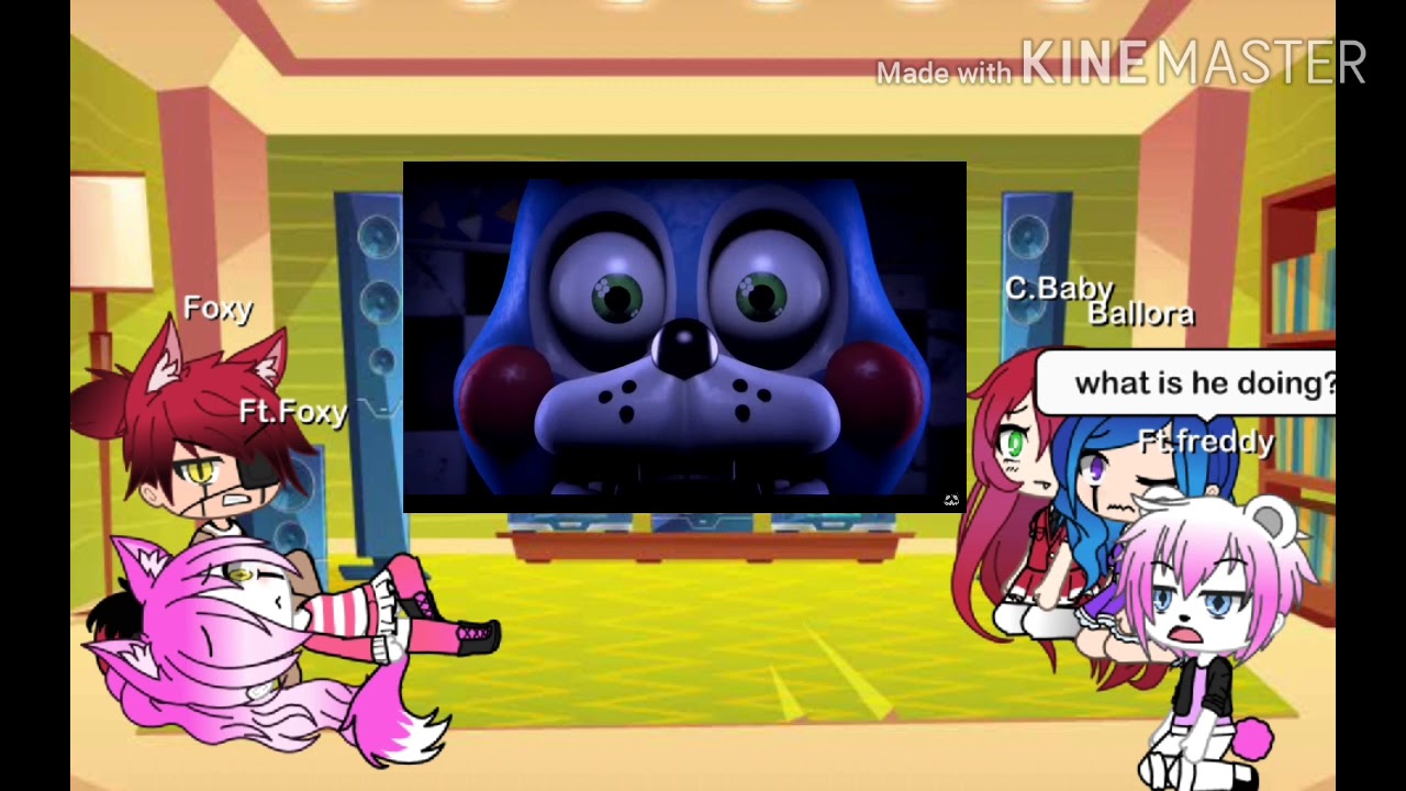 SL+ Foxy Reaction to the Bonnie song