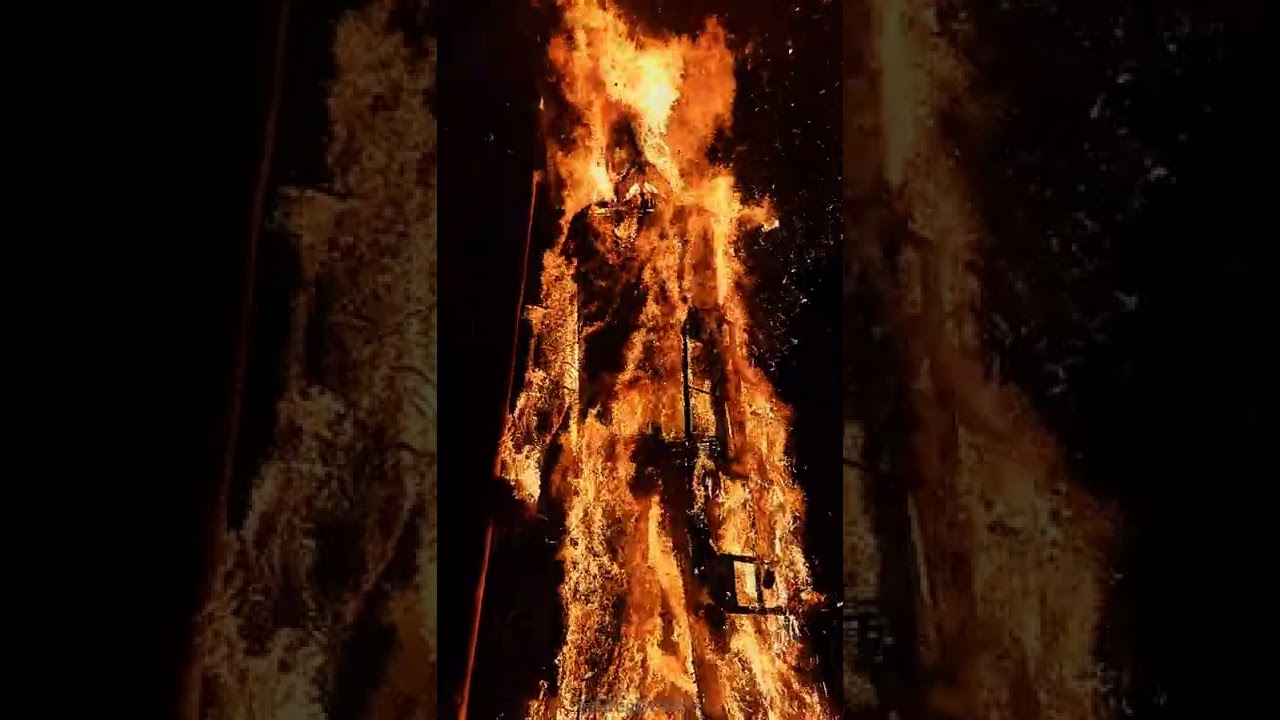 Butser Beltane Wickerman Burn 2022