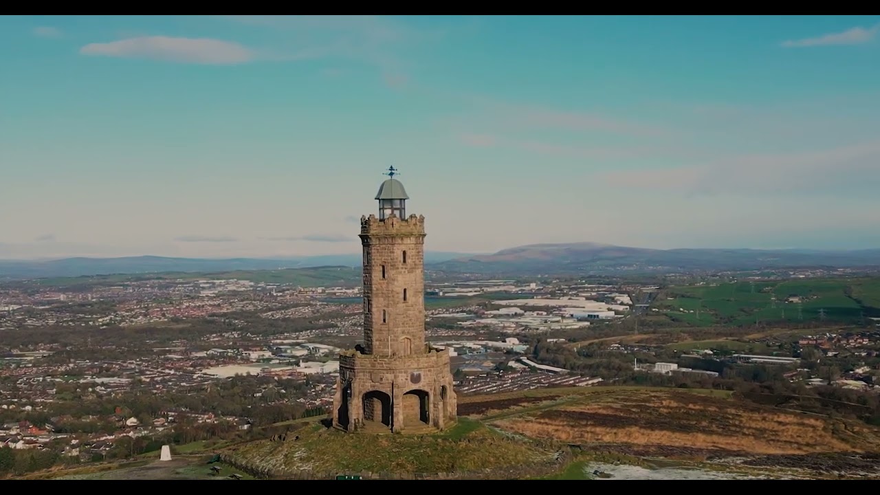 Darwen Tower Ultra HD | DJI Mini 3 Pro Drone Cinematic & ActiveTrack Hike