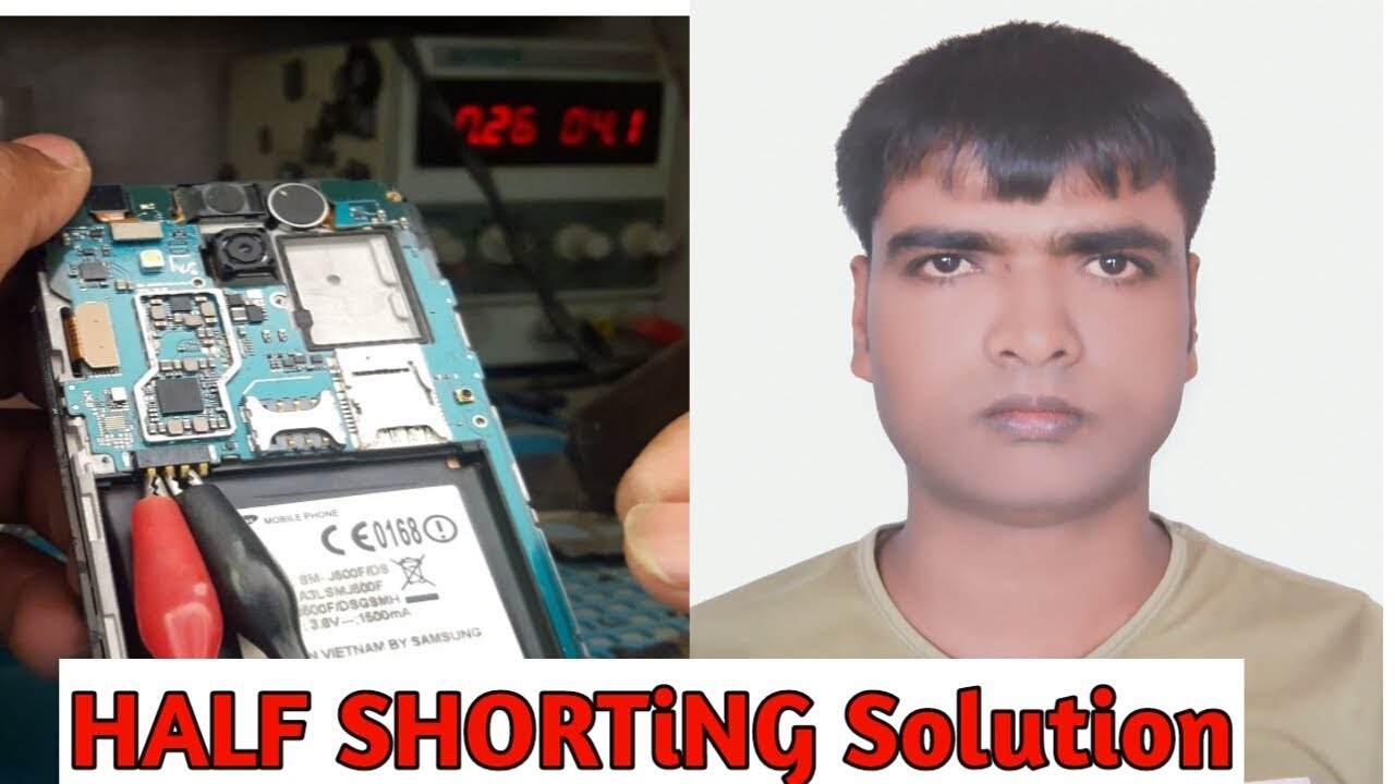 half short mobile kaise repair || samsung haf short kaise banye