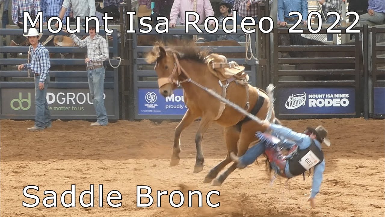 Mount Isa Rodeo 2022 Saddle Bronc