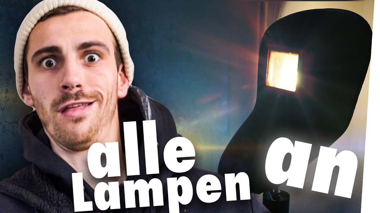 Stehlampen u. Wandlampe selber bauen! Recycling FEUERLÖSCHER | WASCHMASCHINE