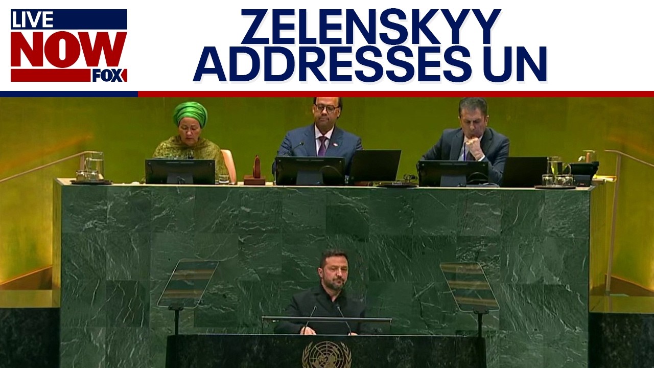Ukrainian President Zelenskyy addresses UN General Assembly