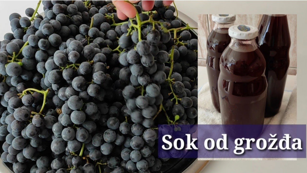 Sačuvajte okus grožđa i zimi. Pripremite sok bez konzervansa i limuntosa! #367
