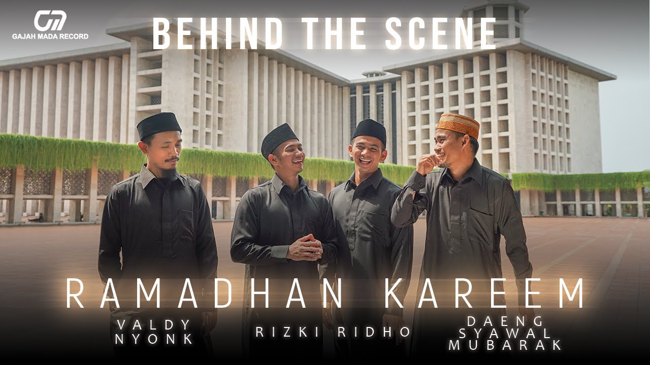 RAMADHAN KAREEM (BTS) | VALDY, 2R, DAN USTADZ DAENG SHOOTING MV DI TENGAH LUAS NYA MASJID ISTIQLAL