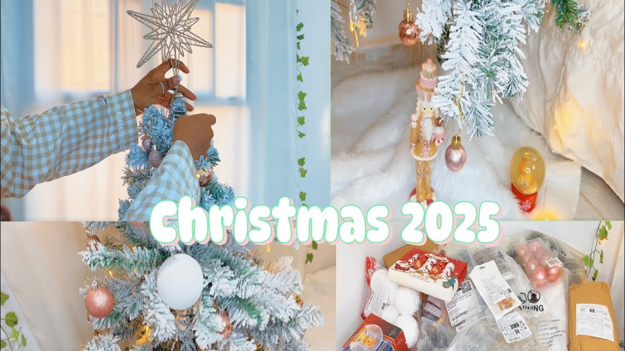 🎄Christmas🎄 Vlog| Tree decorating| ⋆𐙚₊˚⊹♡