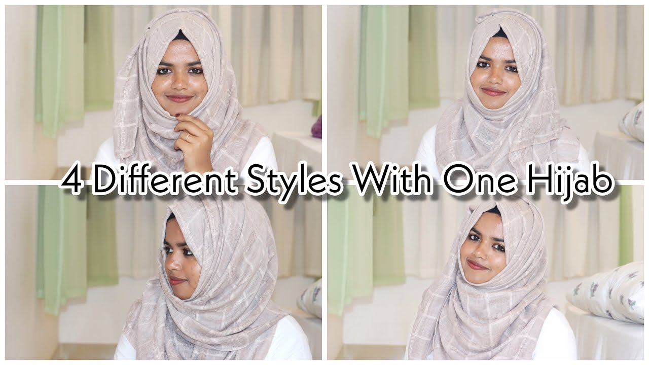 4 Full Coverage Hijab Styles With One Hijab | Everyday Hijab Styles | Easy Hijab Styles | Being Hiba