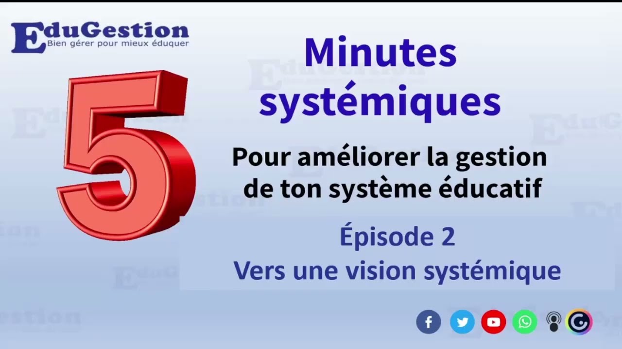 5 minutes systémiques - Épisode 2