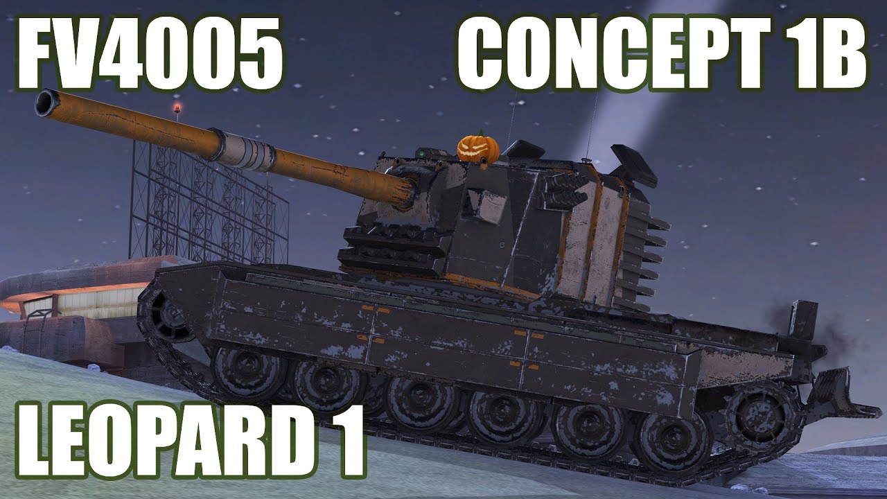 FV4005, Concept 1B & Leopard 1 ● WoT Blitz