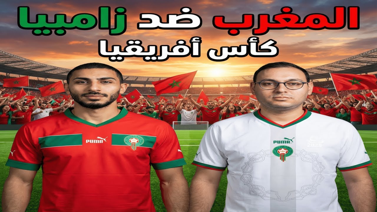 أجواء LA CAN 2025 مباراة المغرب ضد زامبيا