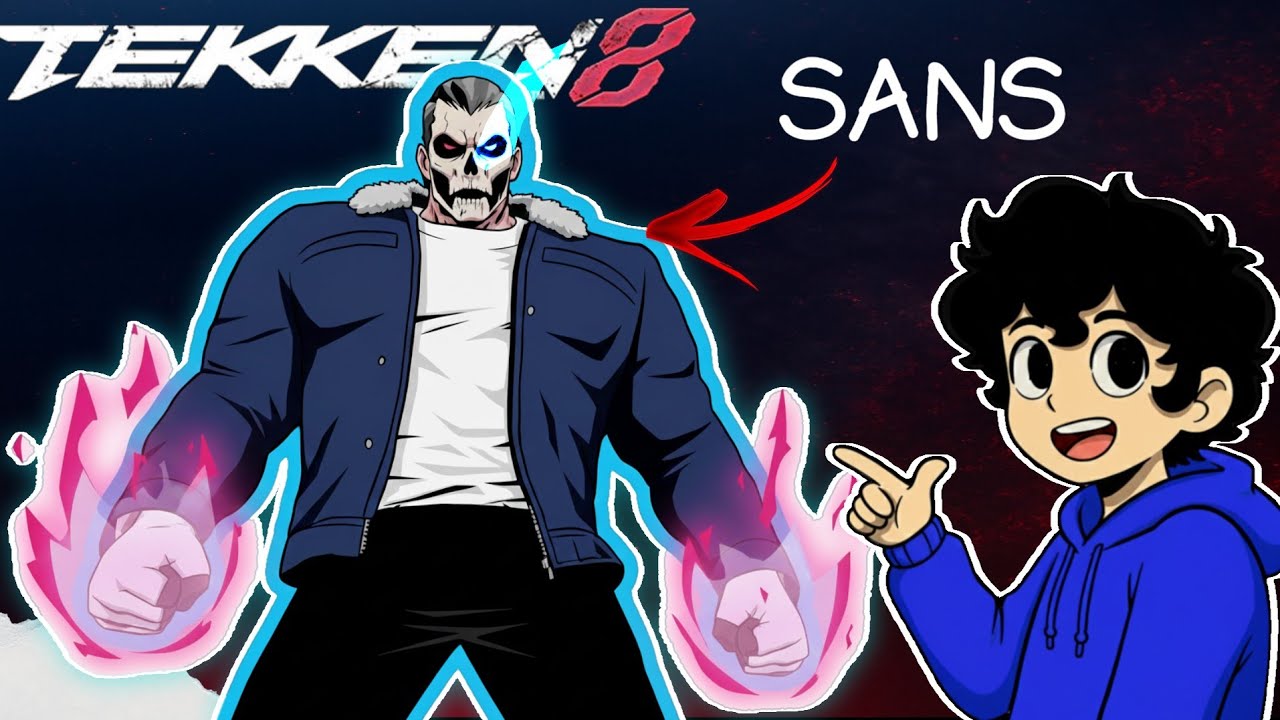 Transformei o SANS em um lutador de MUAY THAI no TEKKEN 8