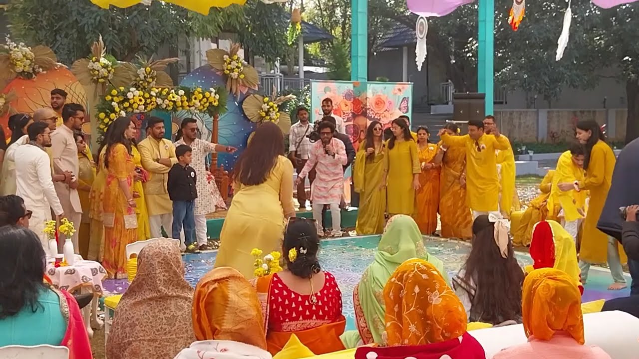Gorilla Dancing #Marriage Haldi Function  Celebration 
