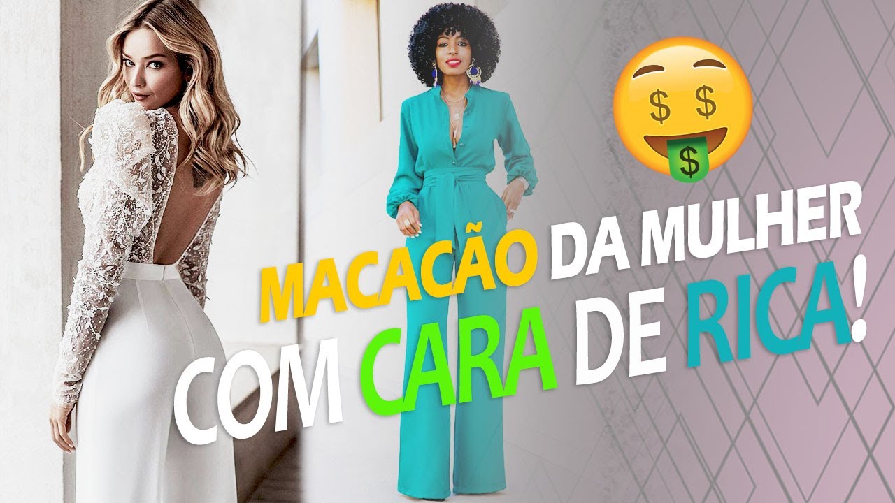 MACACÃO DA MULHER CARA DE RICA!