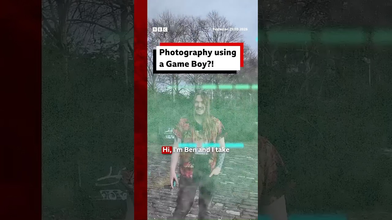 The photographer capturing Glasgow on a Game Boy. #Photography #GameBoy #BBCNews