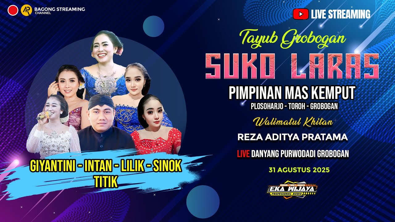 🔴#LIVE TAYUB GIYANTINI CS  SUKOLARAS - DANYANG PURWODADI - EKA WIJAYA AUDIO - 31 AGUSTUS 2025