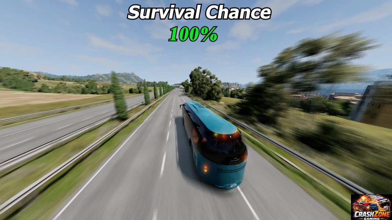 500 MPH Crash Survival Chance | BeamNG Drive Extreme Test😮 #beamng #gaming #gta