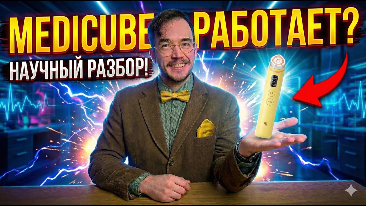 Научный разбор Medicube Age-R Booster Pro. Учёный-биолог анализирует исследования.