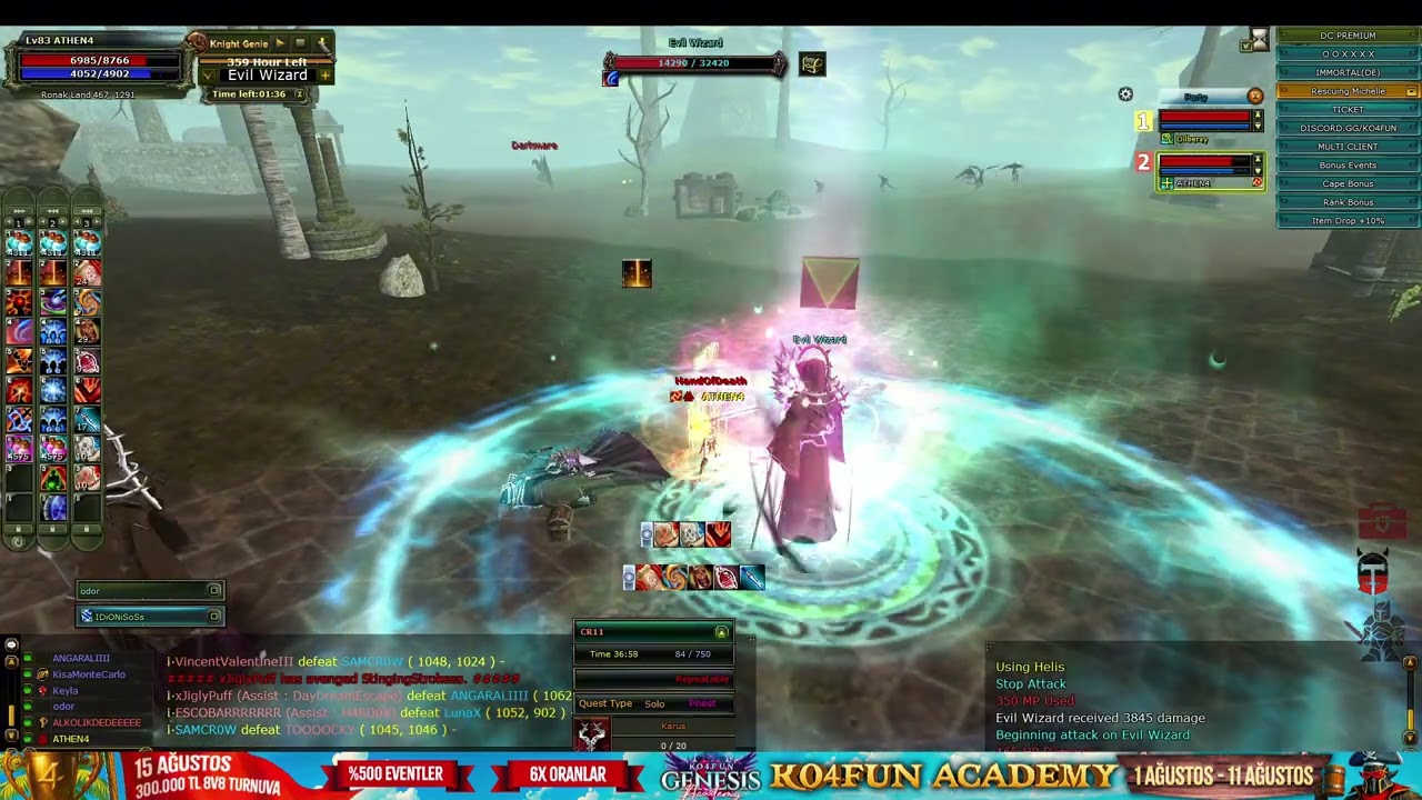 BP rehberi - BP nerelerde farm yapar? Charımızı Dizdik! #ko4fun #knightonline #immortal