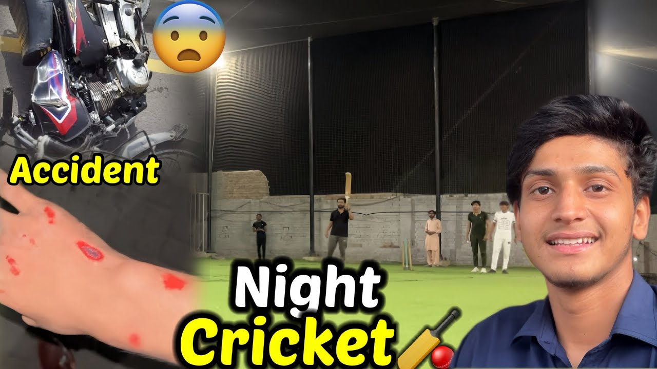 Accident Ho Gya 😨 | Night Cricket 🏏 | 2025 | Zarish Maan