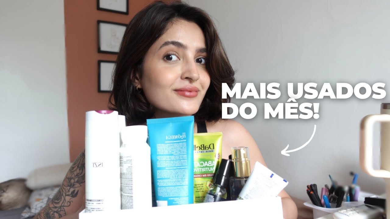 Produtos de cabelo que mais utilizo no momento ✨