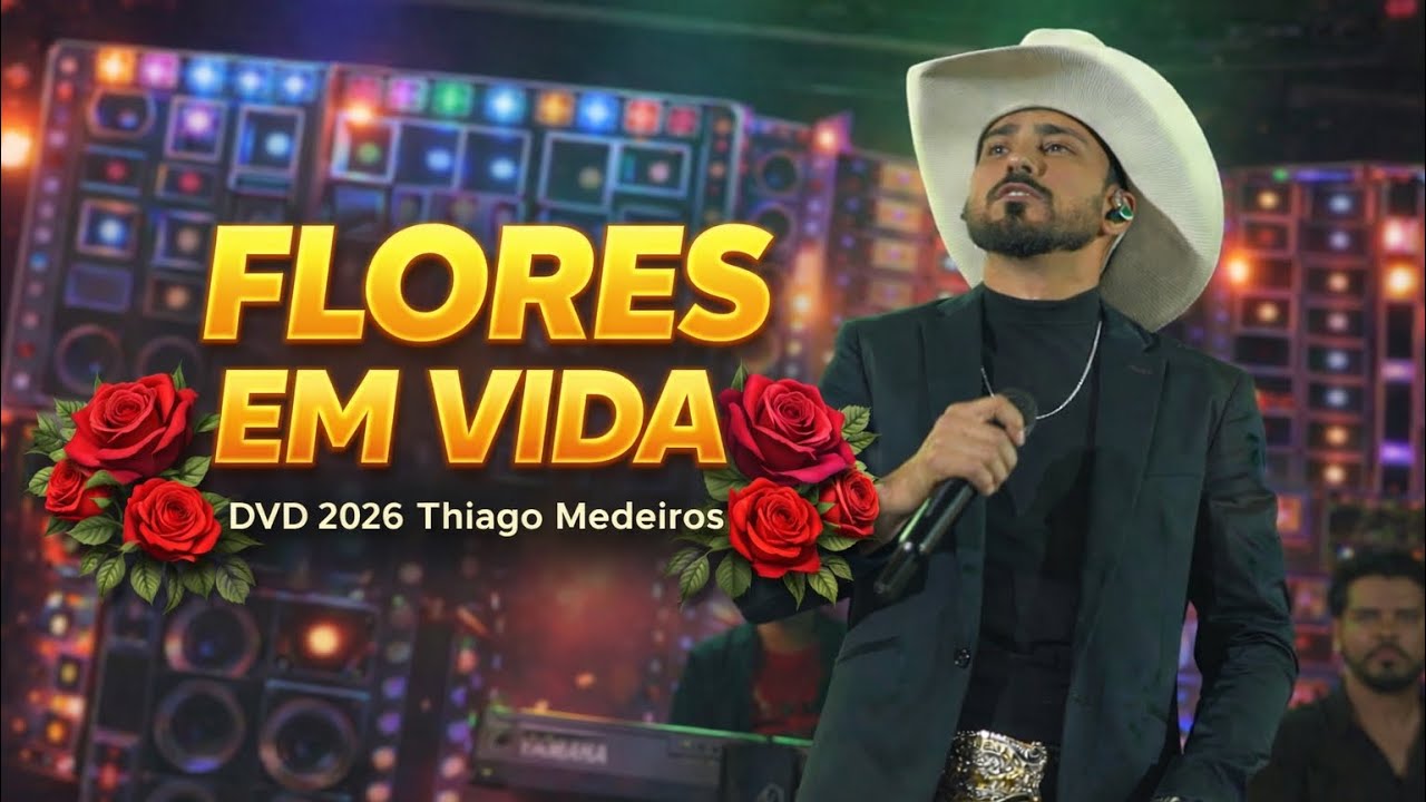 Flores Em Vida (ao vivo)-Thiago Medeiros 