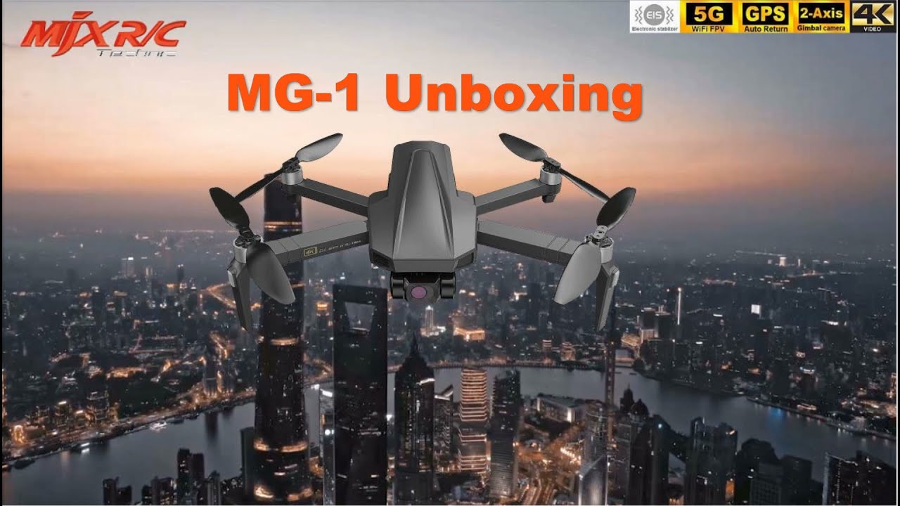 MG-1 GPS 2-Axis Gimbal EIS 4K-Video Brushless Drone &ndash; Unboxing Video !