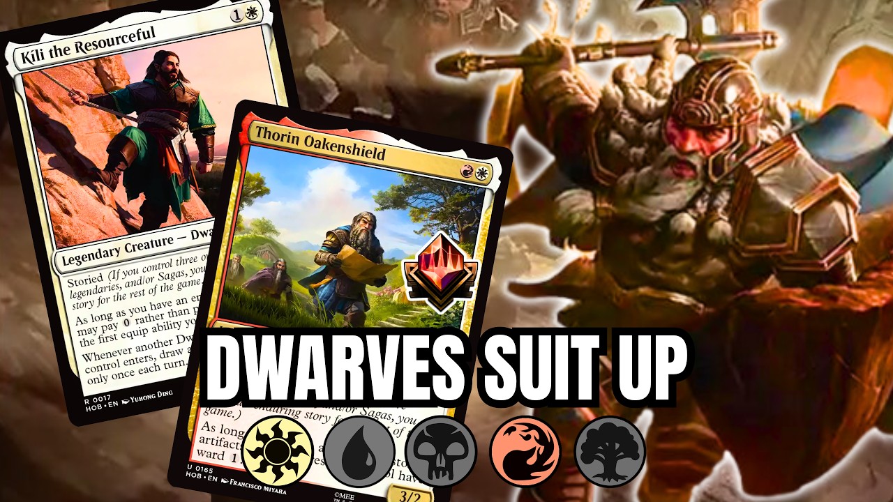 Equipment Decks NEEDED These Hobbit Dwarves | MTG Arena Standard Mythic Ranked